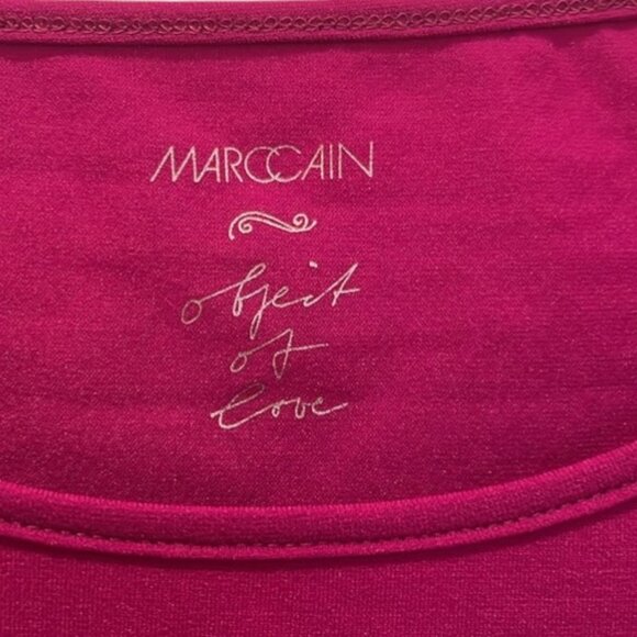 Marc Cain Object of Love magenta long sleeves pullover shirt  size N4 - Picture 3 of 5